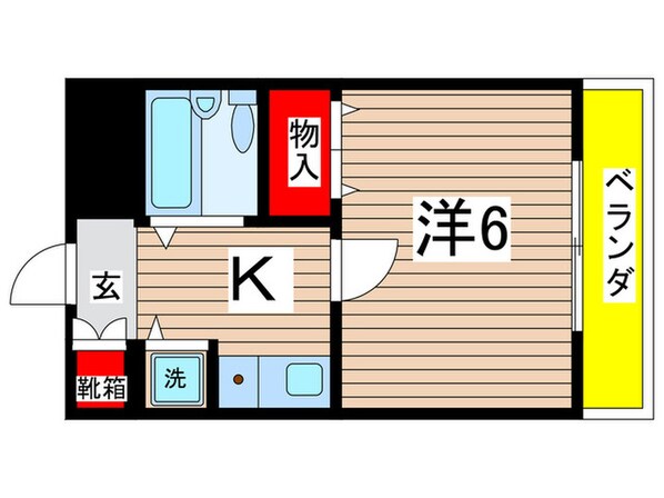 ミリアンメロディ川名の物件間取画像